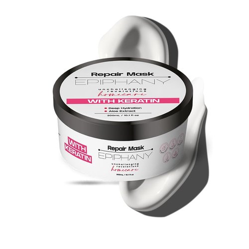 Epiphany Intensive Repair Hair Mask - Deep Conditioning Treatment for Damaged Hair | Frizz Control & Elasticity Restoration