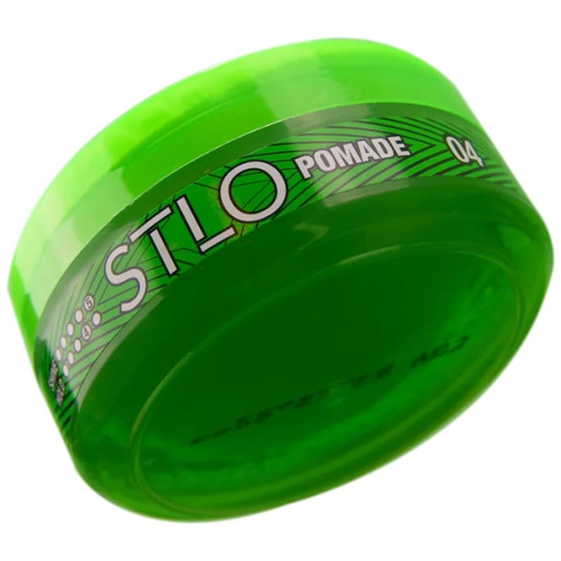 STLO Pomade - High Shine Hair Styling Cream for Medium Hold & Frizz Control | All-Day Professional Look