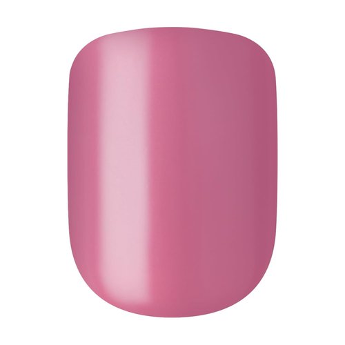 KISS imPRESS Press-On Nails - No Glue 'Petal Pink' Short Squoval Shape | 30 Nails + Accessories Included