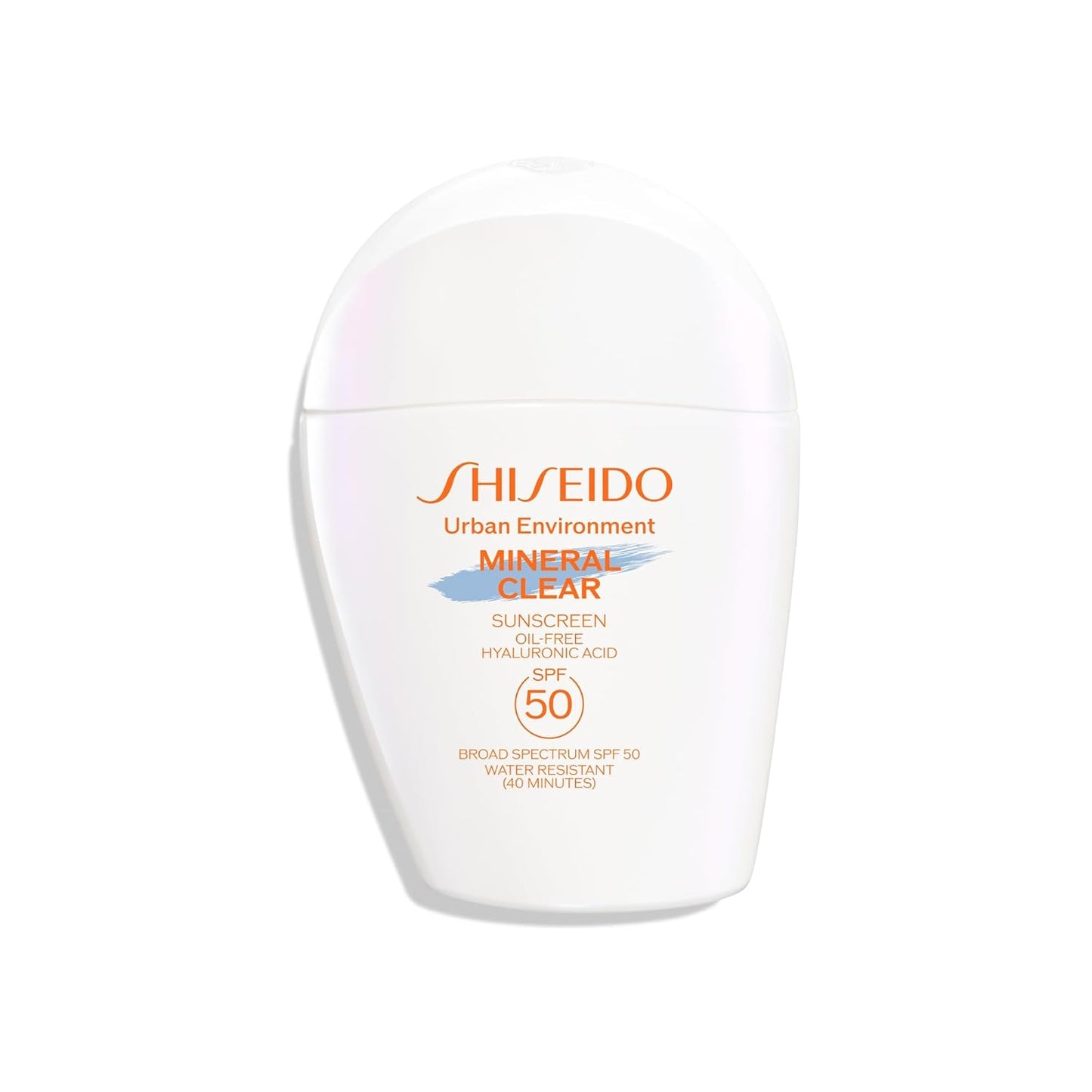 Shiseido Urban Environment Mineral Clear Sunscreen SPF 50 | Enhances Skin Tone & Radiance | Water-Resistant - 1 fl oz