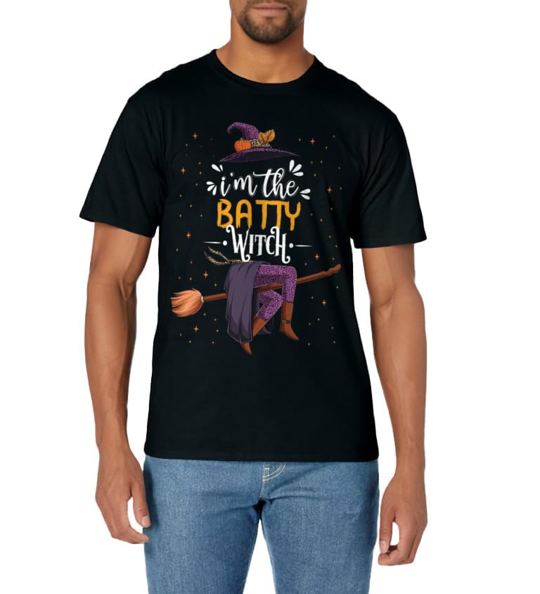 im the Batty Witch Halloween Matching Group Costume T-Shirt