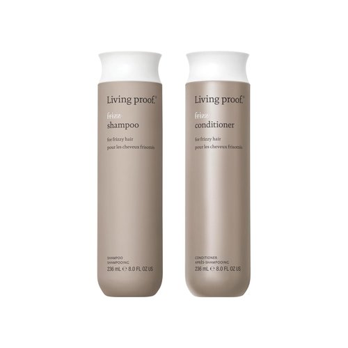 Living Proof No Frizz Shampoo & Conditioner Duo - Smooth, Frizz-Free Hair | 8 oz Each