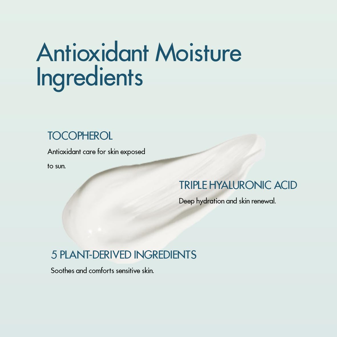 Vita Aqua Korean Sunscreen SPF 50+ | Lightweight Hydrating Facial Sunblock - 1.69 fl oz/50ml