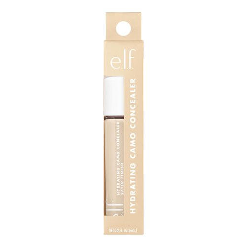 e.l.f. Hydrating Camo Concealer, Covers Blemishes & Under-Eye Circles, Full-Coverage & Delivers A Satin Finish, Vegan & Cruelty-Free, Fair Warm