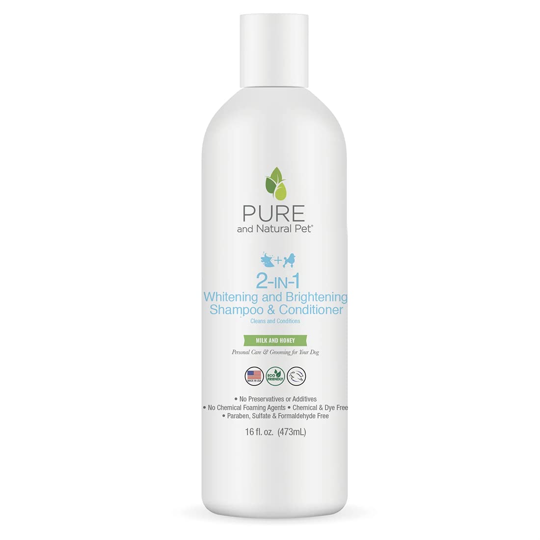 Pure and Natural Pet 2-in-1 Whitening & Brightening Shampoo & Conditioner