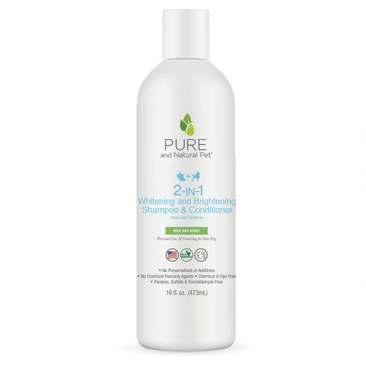 Pure and Natural Pet 2-in-1 Whitening & Brightening Shampoo & Conditioner