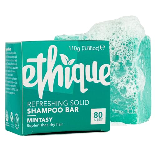 Ethique Sweet & Spicy - Volumizing Solid Shampoo Bar for Fine, Flat, Limp Hair - Vegan, Eco-Friendly, Plastic-Free, Cruelty-Free, 3.88 oz (Pack of 1)