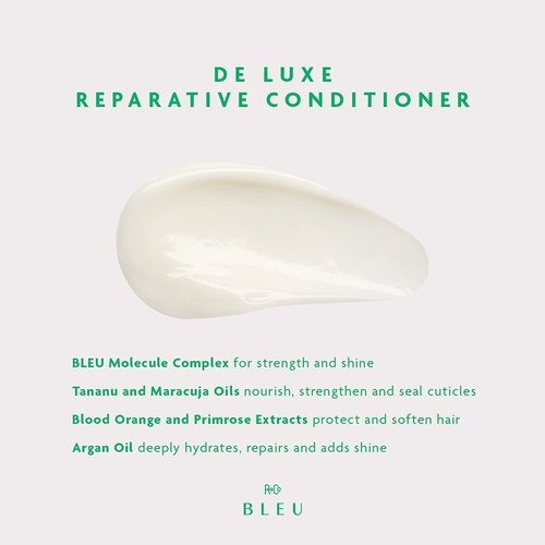 R+Co BLEU De Luxe Reparative Conditioner – Rich Daily Conditioner for Coarse, Fragile & Damaged Hair – Hydrates, Detangles, Smooths & Restores Resiliency – Reduces Frizz – Paraben-Free & Vegan