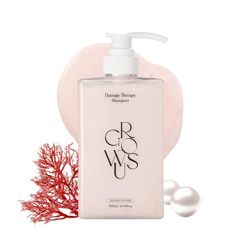 GROWUS Damage Therapy Shampoo - Nourishing Formula with Salicylic Acid & Niacinamide | 16.9 Fl Oz