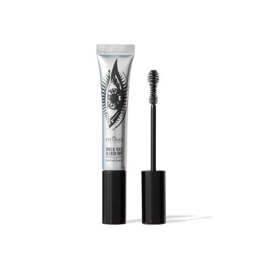 Eyeko Rock Out and Lash Out Thickening Mascara, Intense Black - Buildable Volume, Curl & Length 8ml