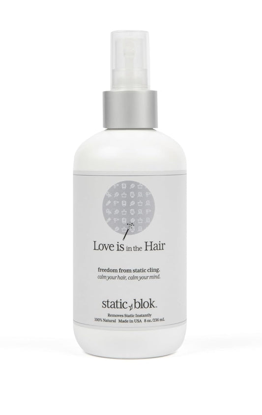 Static Blok Anti-Static Spray for Hair - Eliminate Static Cling & Flyaways - 8oz All-Day Freshness