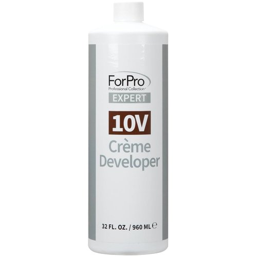 ForPro Expert 10 Volume Crème Developer - Hair Lightening & Gray Coverage | 32 Fl Oz