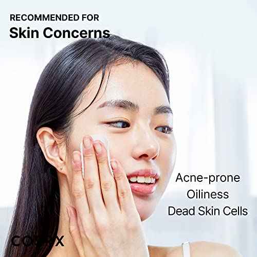 COSRX BHA Toner Pads, 70 Sheets, Exfoliating Pads for Dead Skin & Blackheads, Minimize Pores, Prevent Breakouts, Improve Skin Texture, Korean Skin Care