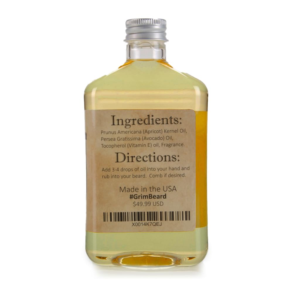 Smolder Beard Oil - Promote Healthy Growth & Softness - 8.45oz Bottle - Made in the USA