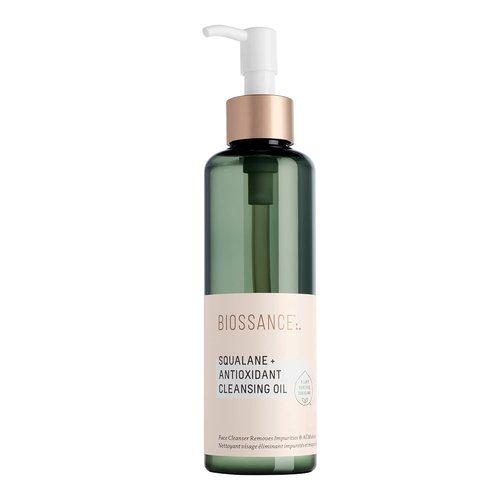 Biossance Squalane Cleansing Oil - Lightweight Makeup Remover & Hydrating Facial Oil for All Skin Types