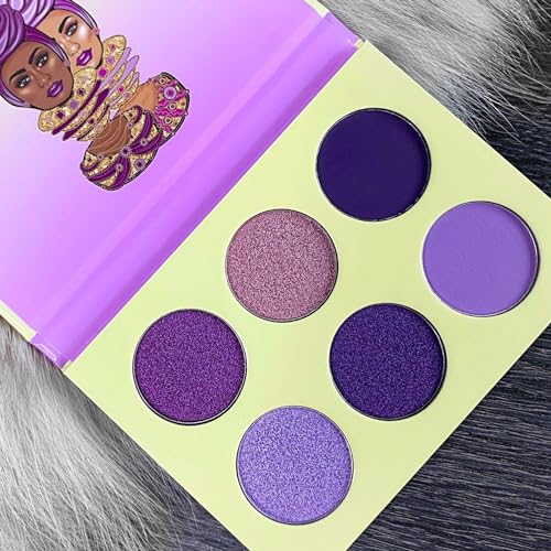 Juvia's Place The Violets Eyeshadow Palette - Professional & Pigmented Eye Makeup, Flawless Finish, Soft & Natural or Complete Glam, Shades of 6