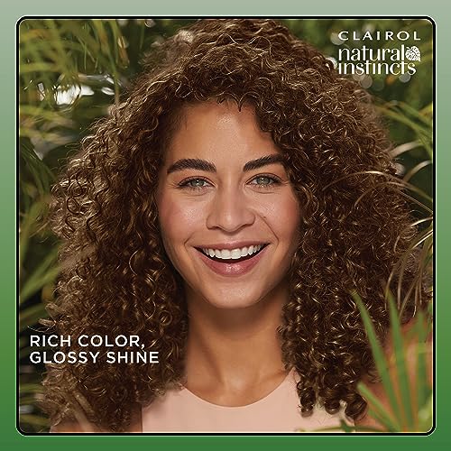 Clairol Natural Instincts Demi-Permanent Hair Dye, 4R Dark Auburn Hair Color, Pack of 3