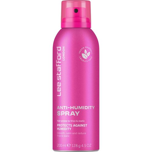 Lee Stafford Frizz Control Hair Spray - Lightweight Anti-Humidity Shine Mist, 4.5 Oz | Weatherproof Protection
