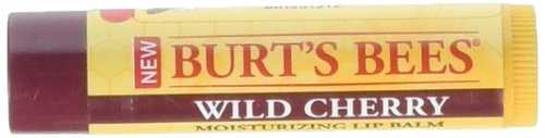 Burt's Bees Lip Balm - Wild Cherry Flavor, Moisturizing Formula | 0.15 oz, 2 Pack