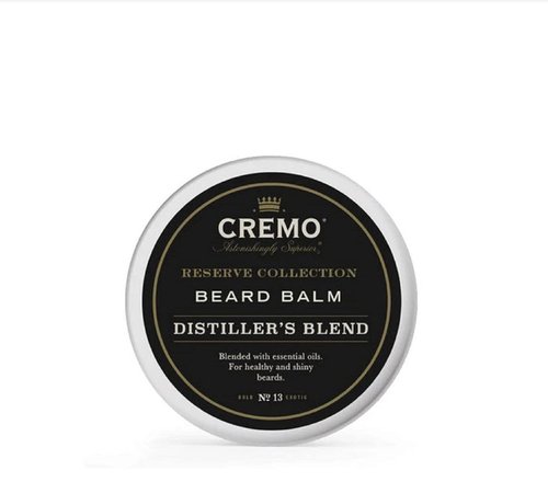 Cremo Beard Balm - Distiller's Blend | Nourishes & Shapes All Lengths of Facial Hair, 2 Oz