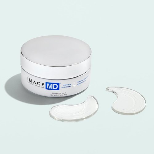 IMAGE Skincare Restoring Eye Masks - Hydrating Hydro-Gel with 3x Hyaluronic Acid for Firmness