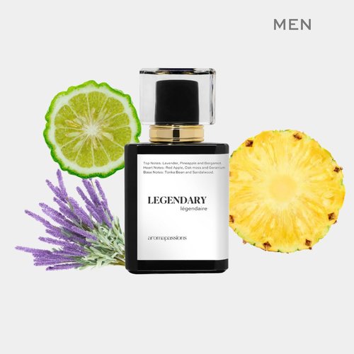 Aromapassions Legendary | Montblanc Legend Inspired Pheromone Perfume for Men | Long-Lasting Extrait De Parfum (50 ml / 1.7 Fl Oz)