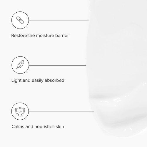 DRMTLGY Soothe and Recovery Cream Face Moisturizer. Fragrance Free, Oil Free, Noncomedogenic Face Cream for Sensitive Skin and All Skin Types.