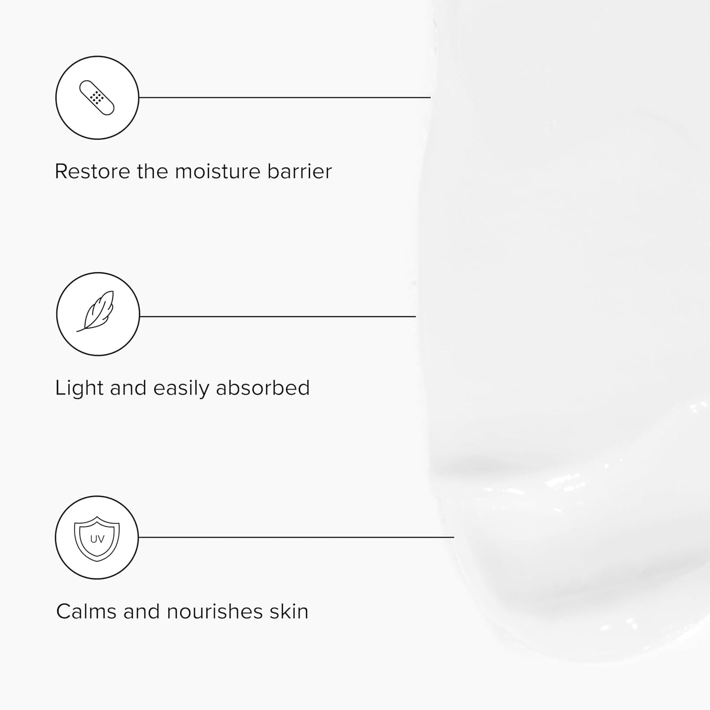DRMTLGY Soothe & Recovery Cream - Fragrance-Free, Oil-Free Moisturizer for Sensitive Skin