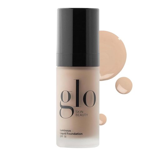 Glo Skin Beauty Luminous Liquid Mineral Foundation - SPF 18, Improves Uneven Skin Tone, Naturelle Shade