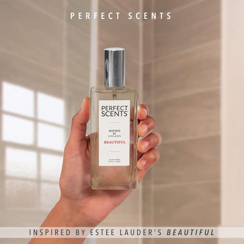 Perfect Scents | Women’s Eau de Toilette Inspired by Estee Lauder’s Beautiful - Vegan & Paraben-Free, 3.4 Fl Oz