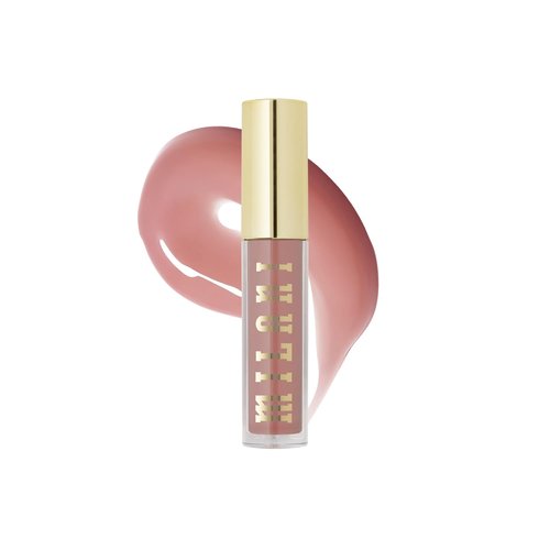 Milani Lip Gloss - Keep It Full Nourishing Lip Plumper with Hyaluronic Acid | Soft Rose (0.13 Fl. Oz.)