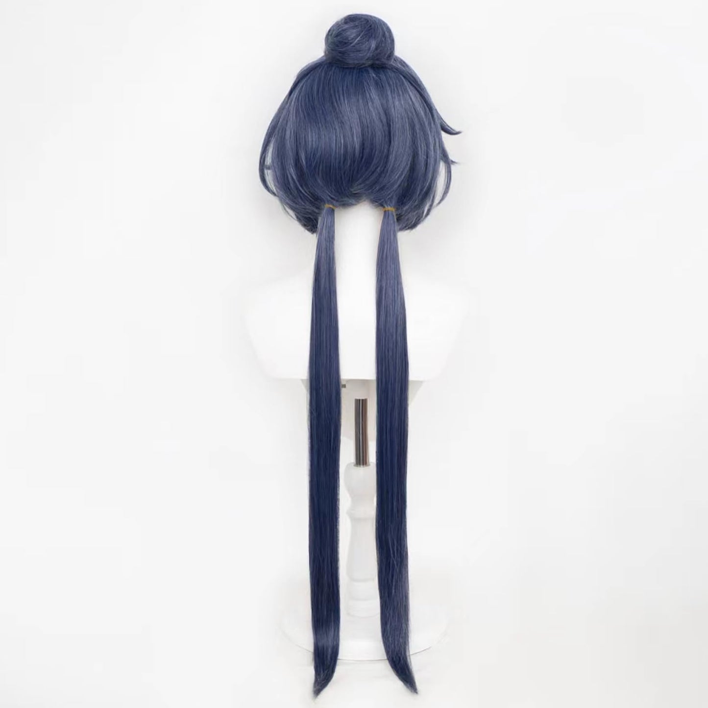 XiongXiongLe Honkai Star Rail Yunli Cosplay Wig Dark Blue Long Straight Women Costume Hair Wigs for Adult Cos Anime Game HSR Party Halloween Christmas Comic(Yunli)