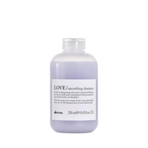 Davines LOVE Smoothing Shampoo - Anti-Frizz Gentle Cleanser for Wavy, Coarse Hair | 8.45 Fl Oz