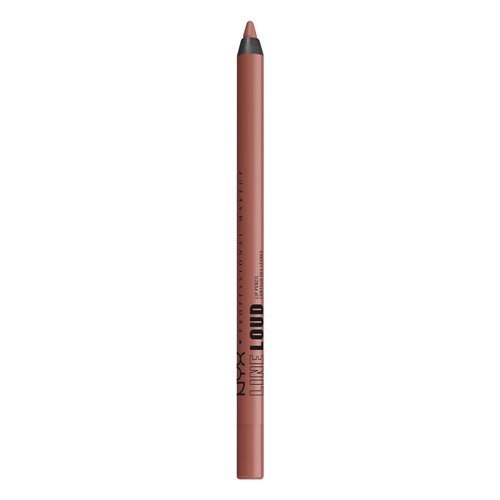 NYX Professional Makeup Line Loud Lip Liner - Longwear Pigmented Lip Pencil with Jojoba Oil & Vitamin E | Ambition Statement (Warm Peach Brown)