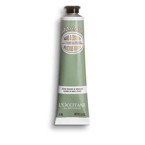 L’Occitane Almond Delicious Hands Hydrating Cream - Softens & Nourishes Dry Skin | Fast-Absorbing Vegan Formula