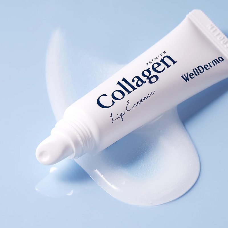 WELLDERMA Collagen Hydro Lip Essence 2-Pack, 11mL × 2 – Smooth Glossy Lip Coating with Collagen Blend, Hyaluronic & Peptide Complex, Honey-Like Scent