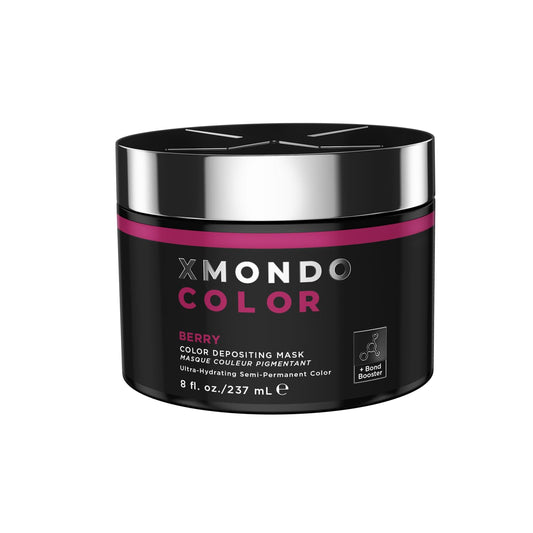 XMONDO Hair Color - Berry Semi-Permanent Color | Vegan Formula with Hyaluronic Acid, 8 Fl Oz