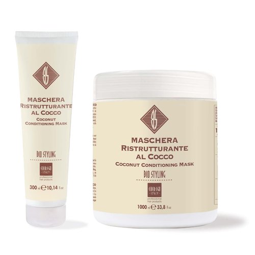 Ever Ego Bio Coconut Hair Conditioning Mask - Deep Moisture & Nourishment | 33.8 oz.