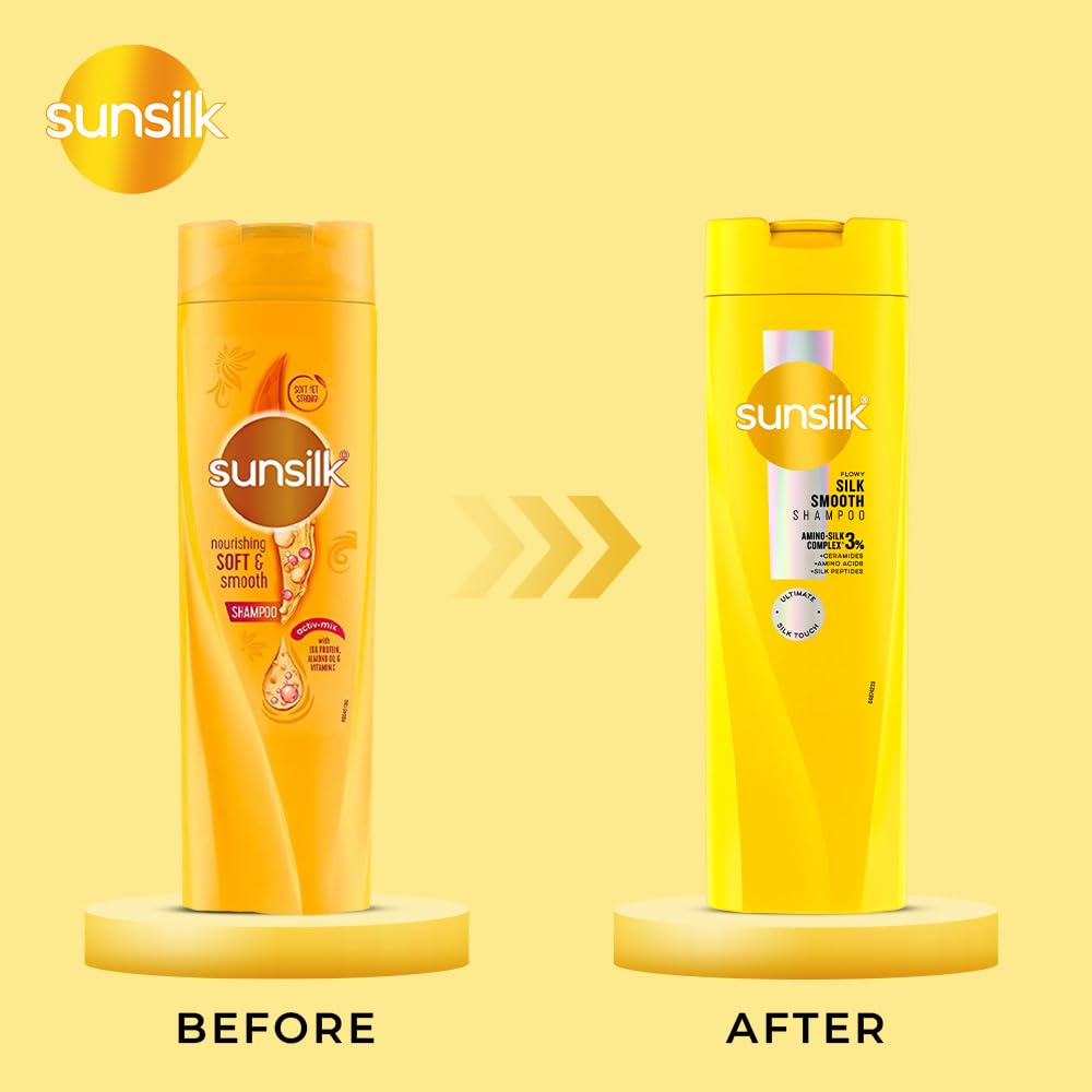 Sunsilk Nourishing Soft & Smooth Shampoo - 180ml | Achieve Silky Hair with Hydration