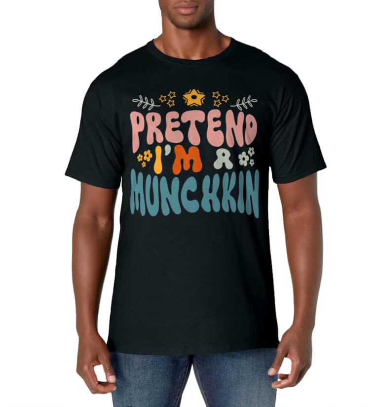 Hippie Halloween Costume Pretend I'm a Munchkin Cat T-Shirt