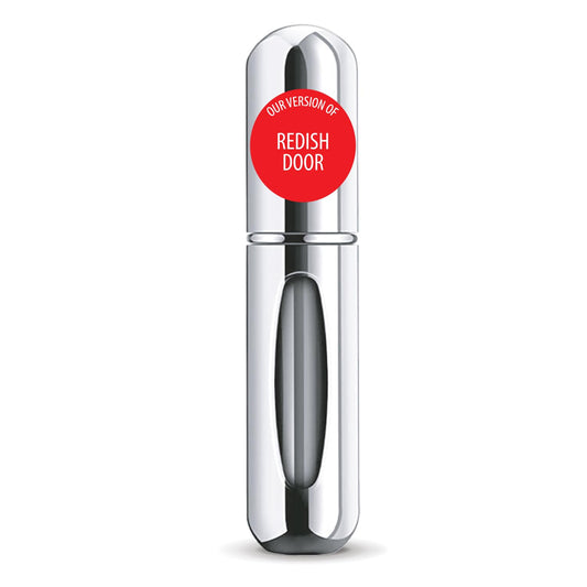 CA Perfume | Redish Door Eau de Parfum Spray for Women - Refillable 0.17 Fl Oz (5ml)