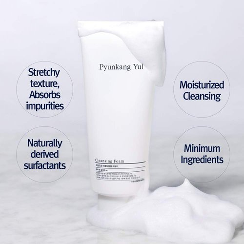 PYUNKANG YUL Cleansing Foam - Gentle Korean Facial Wash for All Skin Types - 5.1 Fl. Oz