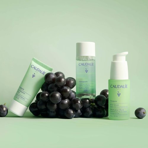Caudalie Vinopure Acne Serum - Treat & Prevent Blemishes | Includes 2 Free Travel-Size Products