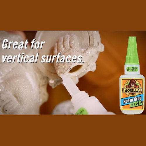 Gorilla Super Glue Gel XL, Clear Glue, 25 Gram (Pack of 1) - All Purpose and Fast Setting for Projects and Repairs