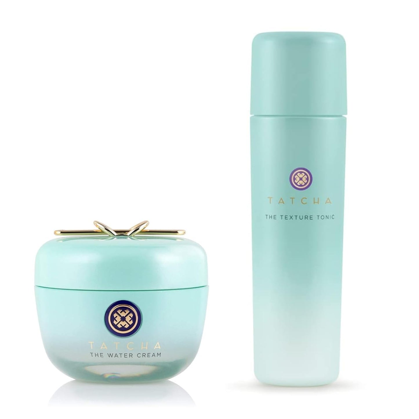 TATCHA The Water Cream & Texture Tonic Bundle - Hydrating Skincare Set | 1.7 oz & 5 oz