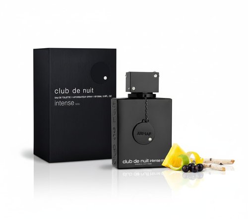 ARMAF Club De Nuit Intense Man EDT - Bold Fragrance for Men | 3.6 Fl Oz, Black Packaging