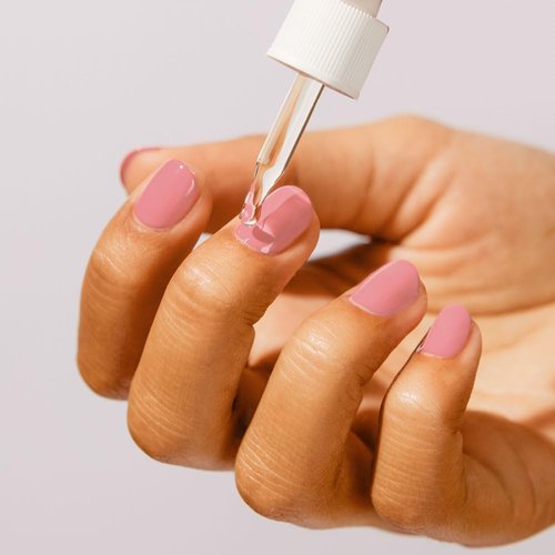 OPI Press On Nails Bundle - French Tip Nail Art with Glue & ProSpa Nail Oil, Short | 0.5 fl oz