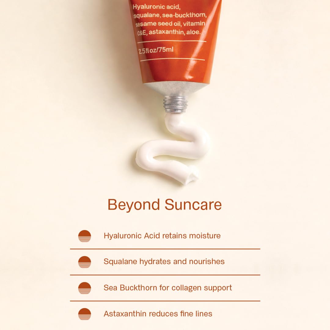 UTU SPF 30 Daily Moisturizing Face Sunscreen - Hyaluronic Acid & Squalane | Clean, Reef Safe, Cruelty Free (20 mL)