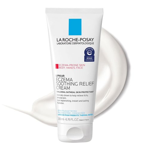 La Roche-Posay Lipikar Eczema Cream - Soothing Relief Lotion for Sensitive Skin | Moisturizer with Colloidal Oatmeal