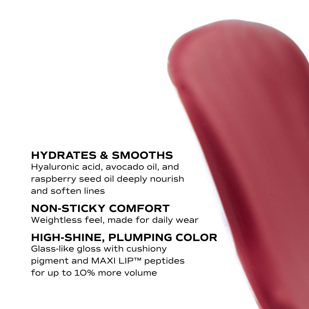 Your Best Self Peptide Lip Gloss - Non-Sticky, High Shine Formula with Hyaluronic Acid & Peptides